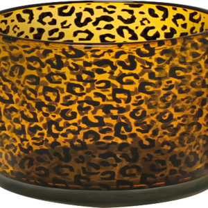 TYSON ljuslykta med leopardmönster